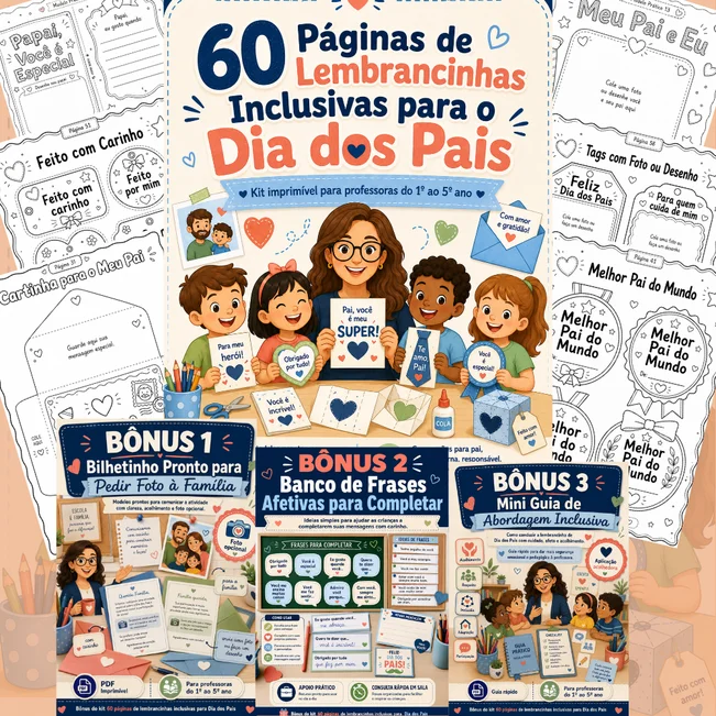 Mockup do Kit Dia dos Pais